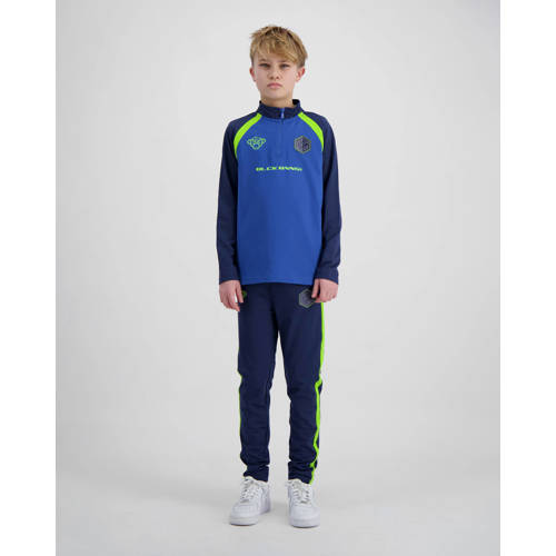 BLACK BANANAS Kinderen Football Trainingspak – Marineblauw/Limegroen