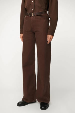 wide leg jeans - bruin