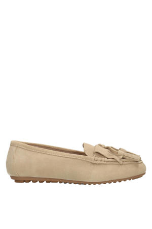 Taya suède mocassins - zand