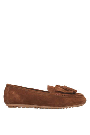 Taya suède mocassins - cognac