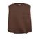 Gossia top - bruin