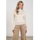 NUKUS top met glitters - zand