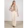 NUKUS wide leg broek - ecru