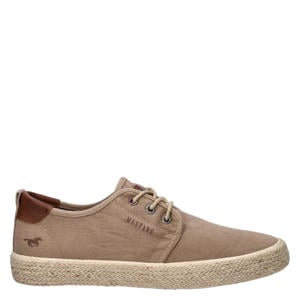 katoenen espadrilles - taupe