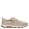 Mustang sneakers met logo - zand