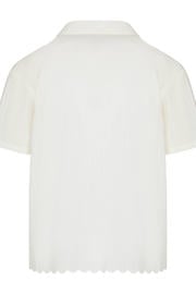 thumbnail: Hunkemöller Scallop pyjamatop met broderie - ecru
