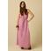 Sissy-Boy maxi jurk met ceintuur - lila