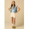 Sissy-Boy gilet met borduursels - lichtblauw