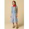 Sissy-Boy gestreepte maxi zomerjurk - blauw