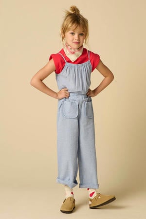gestreepte jumpsuit - blauw