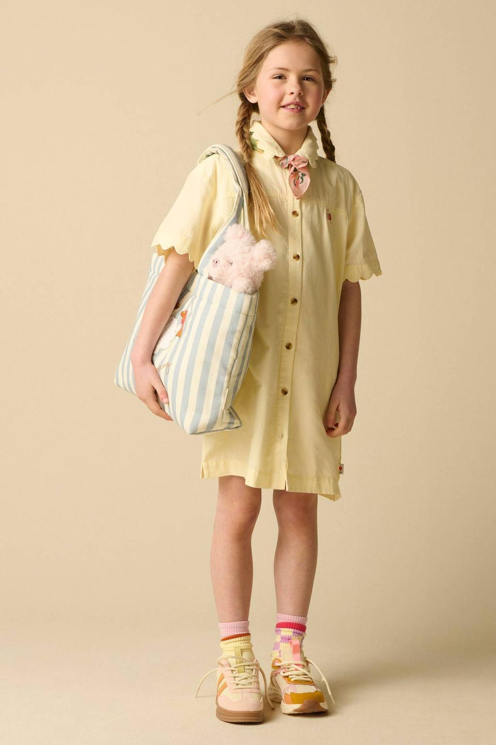 Sissy-Boy midi blousejurk - lichtgeel