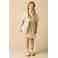 Sissy-Boy midi blousejurk - lichtgeel