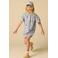 Sissy-Boy gestreepte korte broek met borduursels - blauw