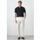 Mango Man slim fit polo - donkerblauw