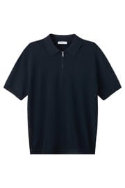 thumbnail: Mango Man slim fit polo - donkerblauw