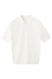 thumbnail: Mango Man slim fit polo - naturel wit