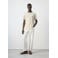 Mango Man linnen slim fit T-shirt - lichtbeige