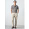 Mango Man regular fit pantalon - lichtbeige
