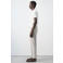 Mango Man slim fit pantalon - naturel/wit