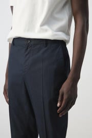 thumbnail: Mango Man slim fit lyocel pantalon - marine