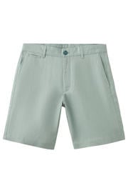 thumbnail: Mango Man linnen slim fit chino short - heldergroen