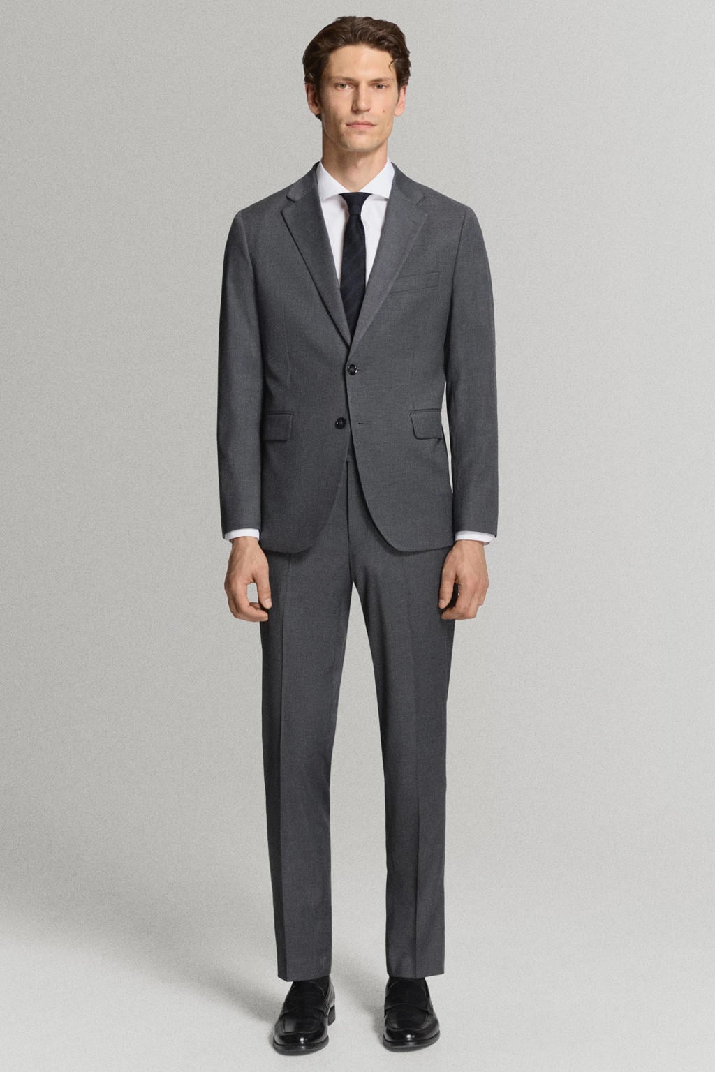 Mango Man regular fit overhemd - wit
