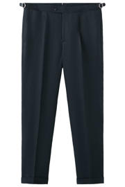 thumbnail: Mango Man linnen super slim fit pantalon - marineblauw