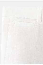 thumbnail: Mango Man linnen slim fit chino short - naturel wit
