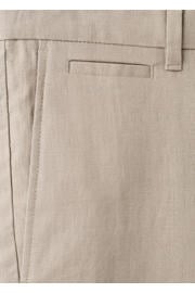thumbnail: Mango Man linnen slim fit chino short - middenbruin
