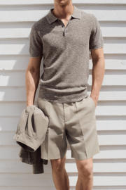 thumbnail: Mango Man linnen regular fit chino short -beige
