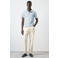 Mango Man slim fit polo - lichtblauw