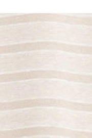 thumbnail: Mango Man linnen regular fit gestreept T-shirt - lichtbeige