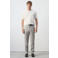 Mango Man slim fit gestreept T-shirt - naturel wit