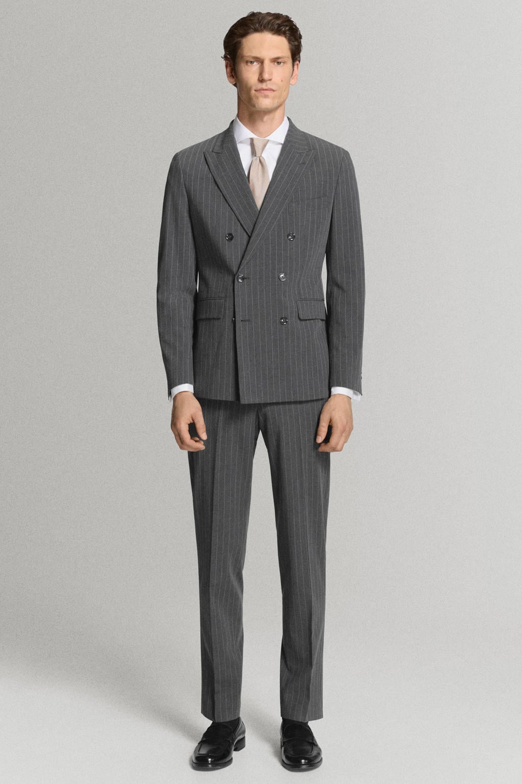 Mango Man slim fit overhemd - wit