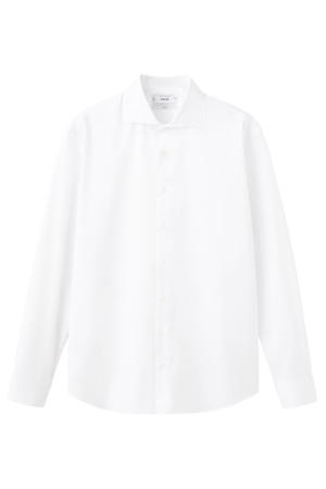 slim fit overhemd - wit