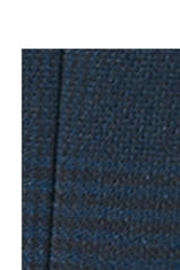 thumbnail: Mango Man slim fit geruit colbert met linnen - donkerblauw