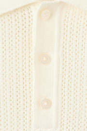 thumbnail: Mango Man regular fit gebreide polo - ecru