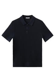 thumbnail: Mango Man regular fit gebreide polo - donkerblauw