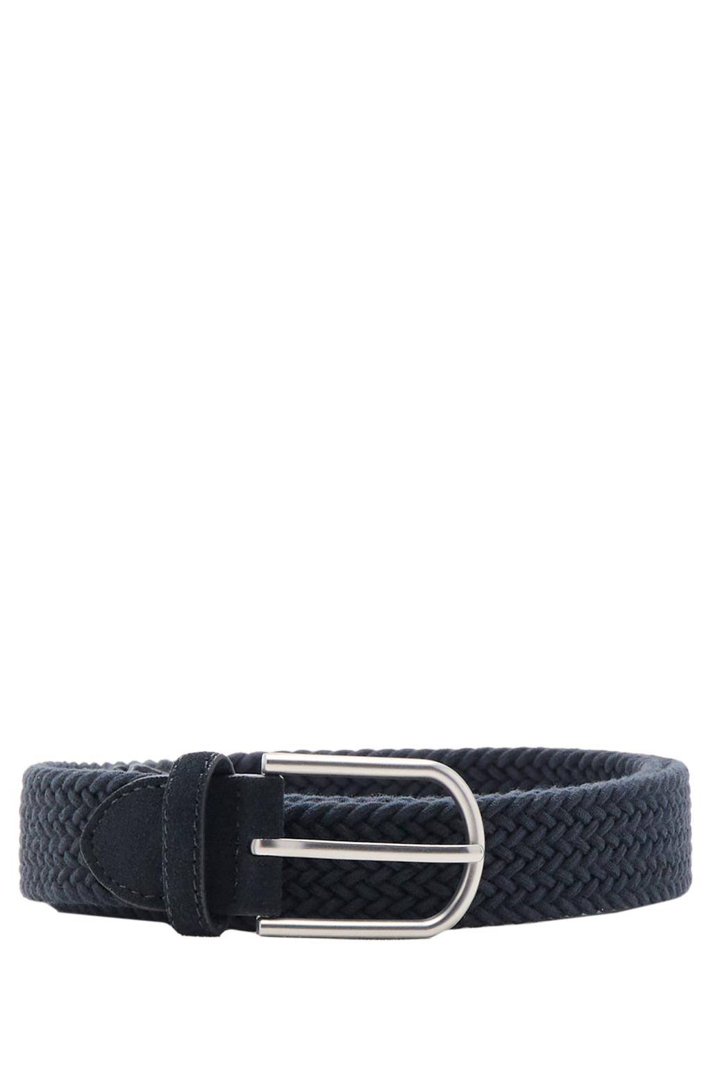 Mango Man riem donkerblauw