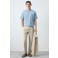 Mango Man regular fit T-shirt - turquoise