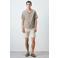 Mango Man regular fit overhemd - beige