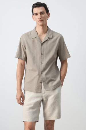 regular fit overhemd - beige