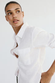 thumbnail: Mango linnen blouse - wit
