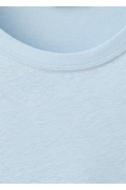 thumbnail: Mango Man linnen slim fit T-shirt - lichtblauw