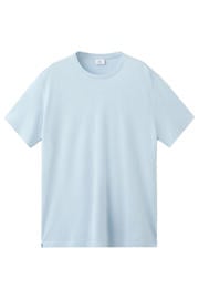 thumbnail: Mango Man linnen slim fit T-shirt - lichtblauw
