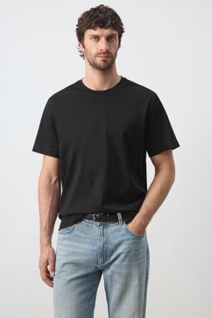 regular fit T-shirt - zwart