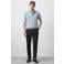 Mango Man regular fit polo - turkoois