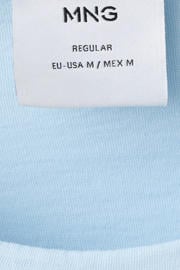 thumbnail: Mango Man regular fit T-shirt - lichtblauw