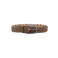 Mango Man suede riem bruin