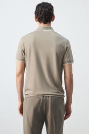 thumbnail: Mango Man slim fit polo - lichtbeige